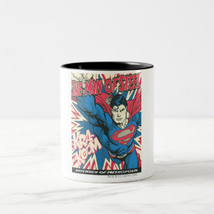 Caneca De Café Em Dois Tons Super-Homem 12