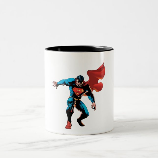 Caneca De Café Em Dois Tons Super-Homem na Sombra (Centro)