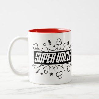Caneca De Café Em Dois Tons Super tio