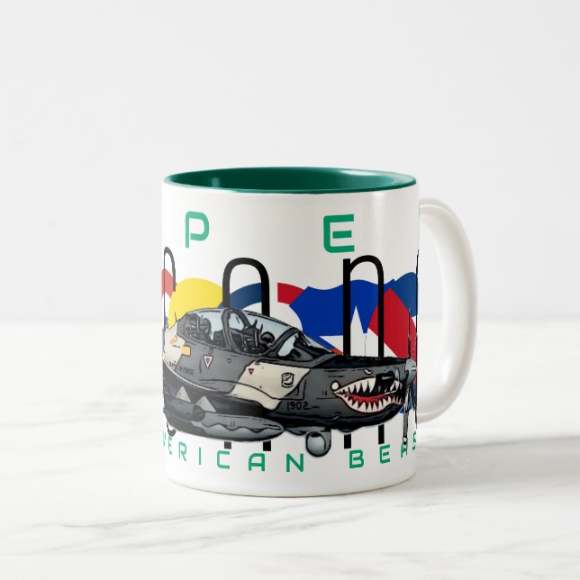 CANECA DE CAFÉ EM DOIS TONS SUPER TUCANO (Frente Esquerda)