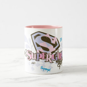 Caneca De Café Em Dois Tons Supergirl 1 tão fabuloso