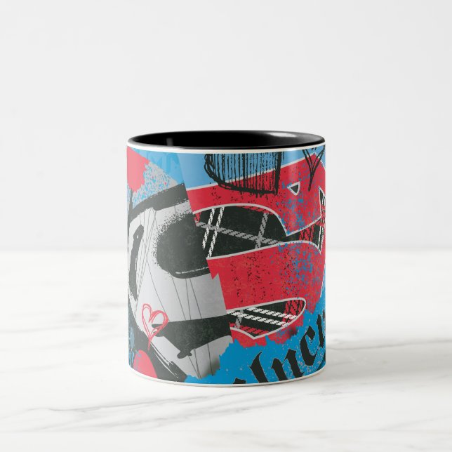 Caneca De Café Em Dois Tons Supergirl Invulnerable (Centro)