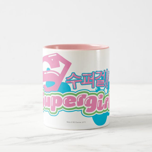Caneca De Café Em Dois Tons Supergirl J-Pop 3 (Centro)