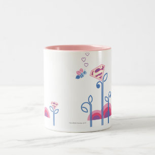 Caneca De Café Em Dois Tons Supergirl Love Bee