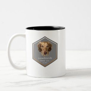 Caneca De Café Em Dois Tons Superloira em uma Mug