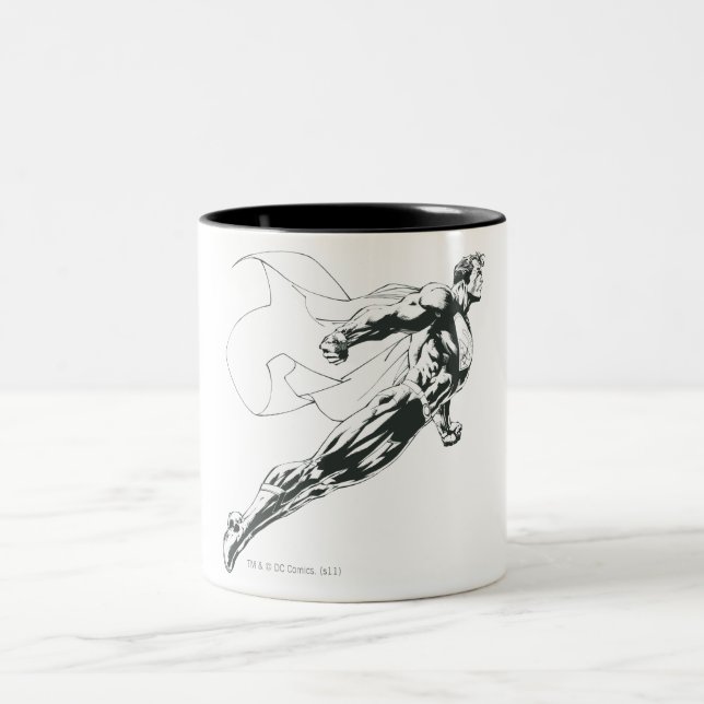 Caneca De Café Em Dois Tons Superman 16 (Centro)