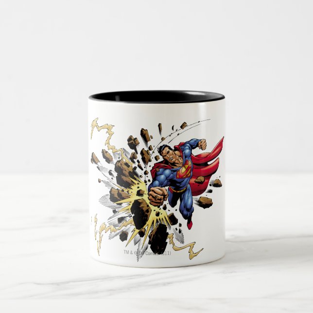 Caneca De Café Em Dois Tons Superman 68 (Centro)