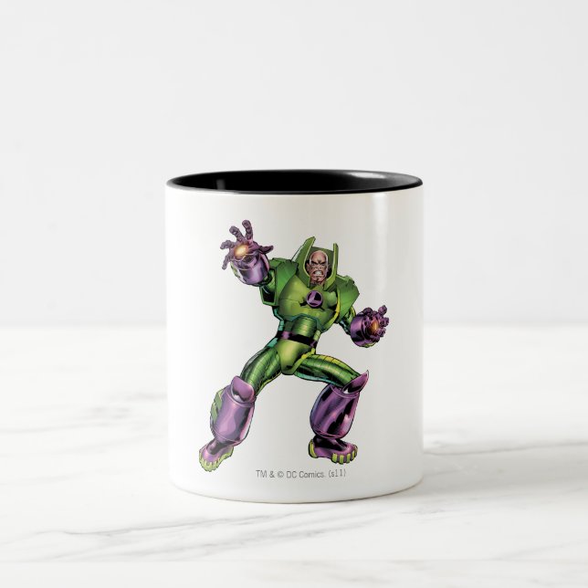 Caneca De Café Em Dois Tons Superman Enemy 1 (Centro)
