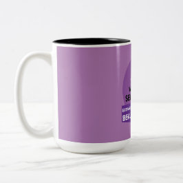 Caneca De Café Em Dois Tons Suporte a distúrbios alimentares