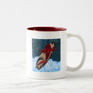 Caneca De Café Em Dois Tons Surf