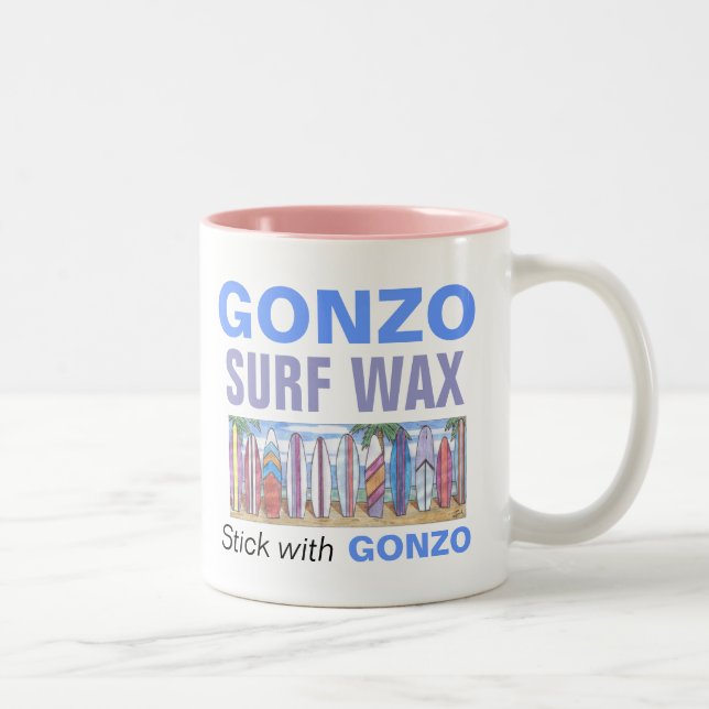 Caneca De Café Em Dois Tons Surf GONZO caneta WAX III (Direita)