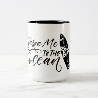 Caneca De Café Em Dois Tons Surf mug