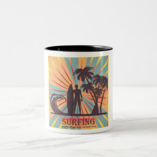 Caneca De Café Em Dois Tons Surfer Dude Coffee Mug