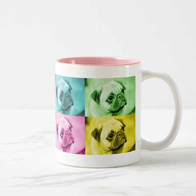 Caneca De Café Em Dois Tons Surrupias “pop art " (Direita)