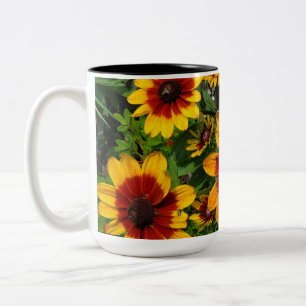 Caneca De Café Em Dois Tons Susan de olhos negros