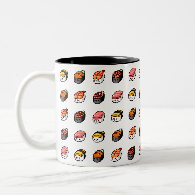 Caneca De Café Em Dois Tons Sushi Gang マグカップ (Esquerda)