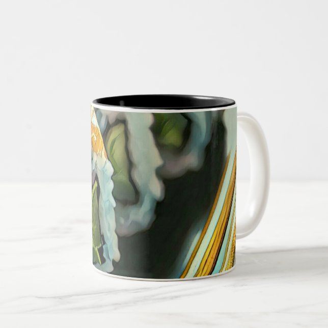 Caneca De Café Em Dois Tons Sushi japonês (Frente Esquerda)