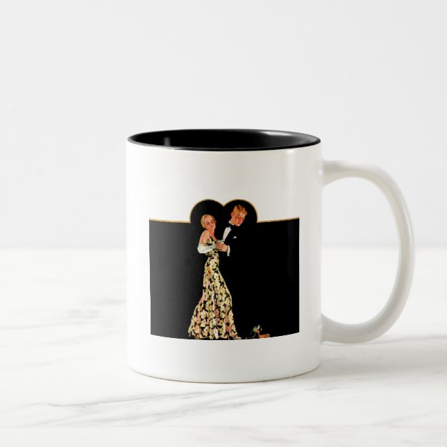 Caneca De Café Em Dois Tons Suspender Perdido (Direita)
