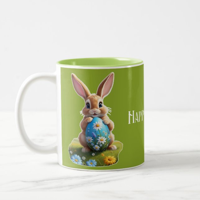 Caneca De Café Em Dois Tons Süßer Osterhase mit Osterei -  (Esquerda)