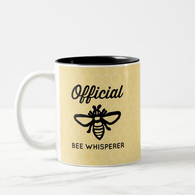 Caneca De Café Em Dois Tons Sussurrador de abelhas (Esquerda)