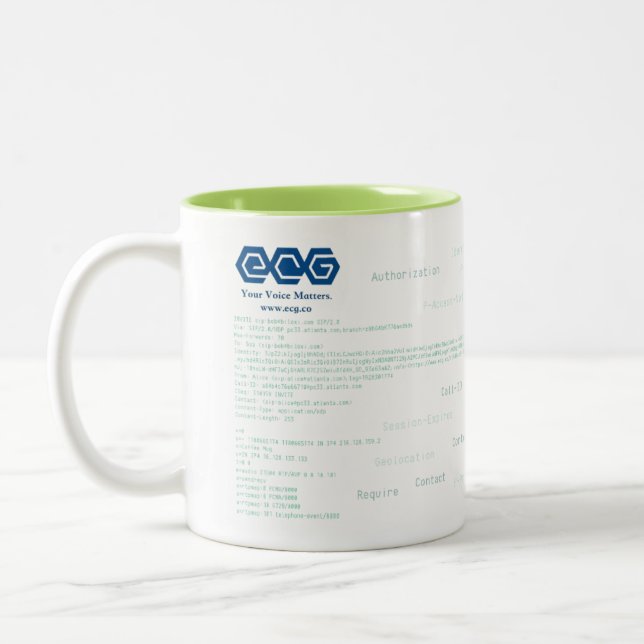 Caneca De Café Em Dois Tons Sussurrador SIP (Esquerda)