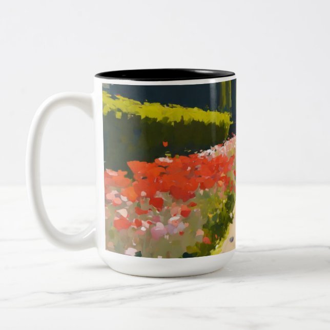 Caneca De Café Em Dois Tons Sussurros do prado (Esquerda)