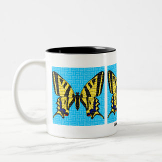 Caneca De Café Em Dois Tons Swallowtail (11oz) - Combo Mug