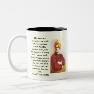 Caneca De Café Em Dois Tons Swami Vivekananda