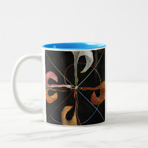 Caneca De Café Em Dois Tons Swan, Grupo IX, nº 7, por Hilma af Klint