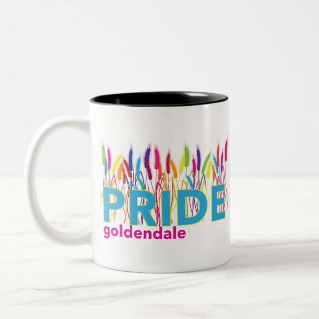 Caneca De Café Em Dois Tons Swap de orgulho dourado (Esquerda)