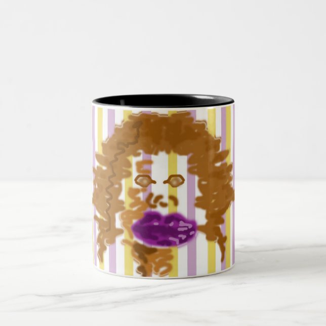 Caneca De Café Em Dois Tons T-Shirt (Centro)