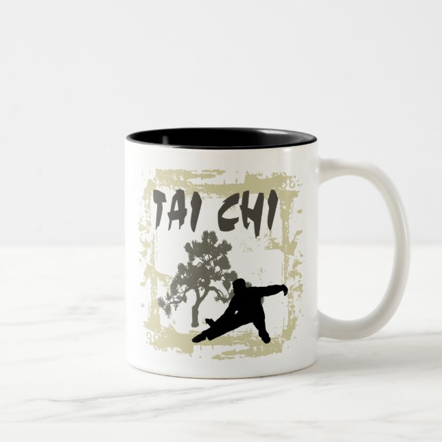 Caneca De Café Em Dois Tons T-shirt do QUI da TAI (Direita)