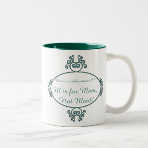 Caneca De Café Em Dois Tons T-shirt e presentes engraçados do conselho da mã