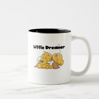 Caneca De Café Em Dois Tons T-shirt e presentes pequenos do sonhador do cão