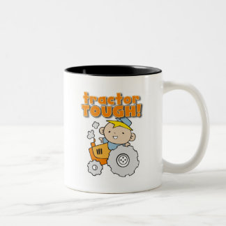 Caneca De Café Em Dois Tons T-shirt e presentes resistentes do trator