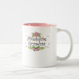 Caneca De Café Em Dois Tons T-shirt impressionante da avó