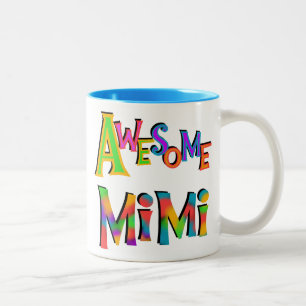 Caneca De Café Em Dois Tons T-shirt Mimi e presentes impressionantes