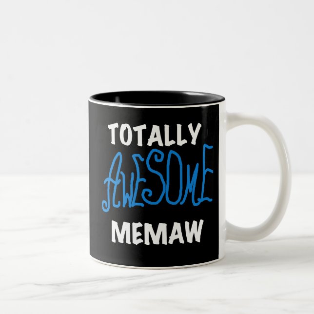 Caneca De Café Em Dois Tons T-shirt totalmente impressionantes do azul de (Direita)