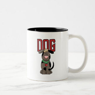 Caneca De Café Em Dois Tons T-shirts e presentes para cães