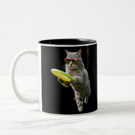 Caneca De Café Em Dois Tons Tabby Disk Golf