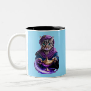 Caneca De Café Em Dois Tons Tabby Genie