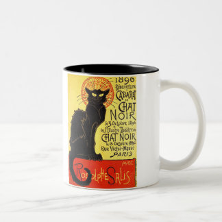 Caneca De Café Em Dois Tons Taberna du Conversa Noir, Steinlen