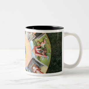 Caneca De Café Em Dois Tons Tabletop dos sete pecados mortais