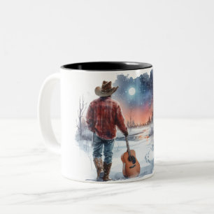 Caneca De Café Em Dois Tons Taça de Café de Natal