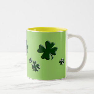 Caneca De Café Em Dois Tons Taça de Dourado