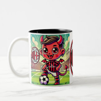 Caneca De Café Em Dois Tons Taca de futebol Milan