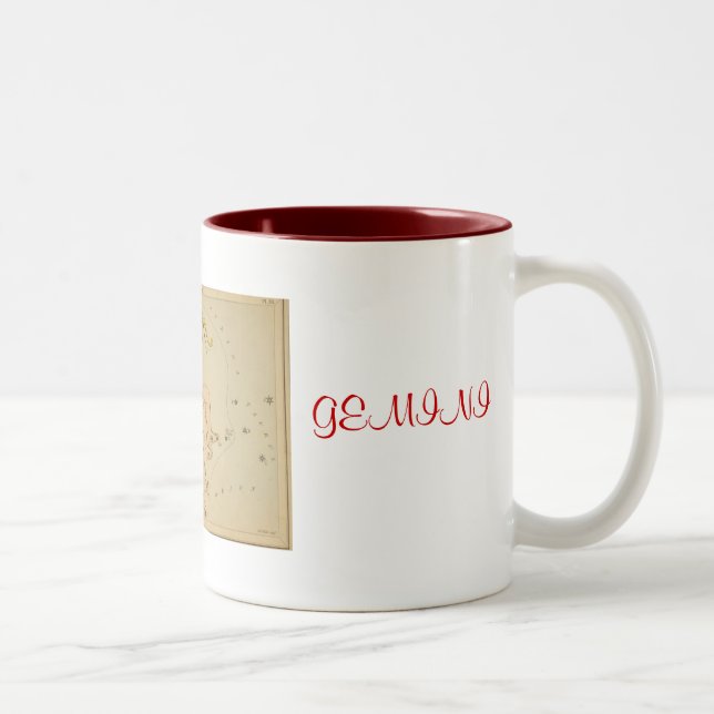 Caneca De Café Em Dois Tons Taça Gemini (Direita)