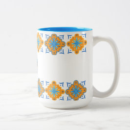 Caneca De Café Em Dois Tons Taça Inspirada Amalfi, Copas Italianas de Dolce de