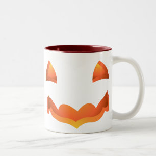 Caneca De Café Em Dois Tons Taça Jack-o-Lanterna de Halloween Mugs / Copas