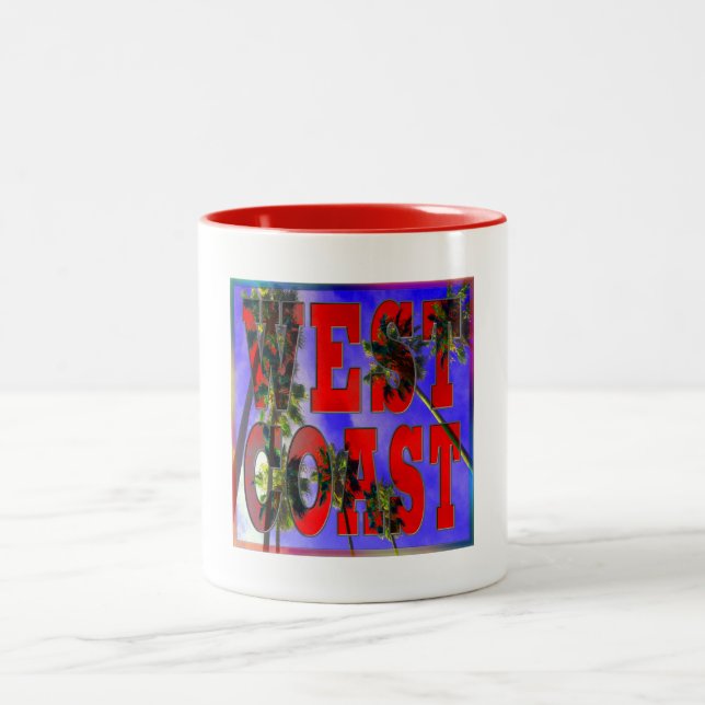 Caneca De Café Em Dois Tons Taça "Palm Sky": Costa Oeste (Centro)